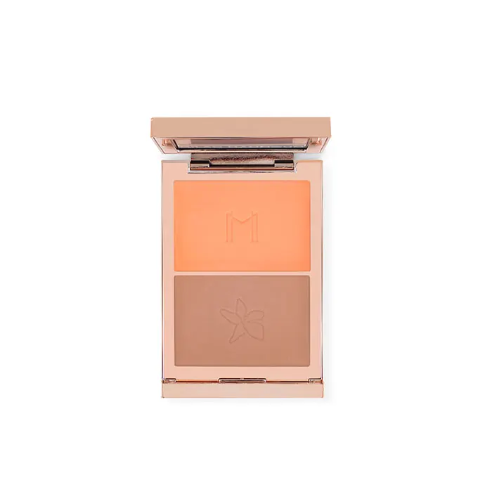 Zaina-Blush-Bronzer-Palette-open.webp Zaina Blush & Bronzer Palette - Bild 1